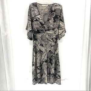 Kaffe Black and Silver slinky dress